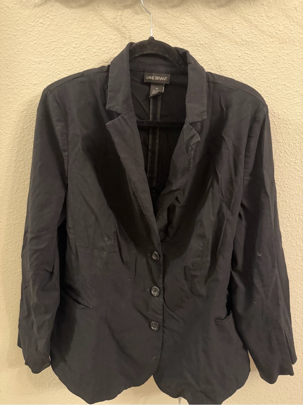 Lane Bryant Black Women’s Single-Breasted Blazer